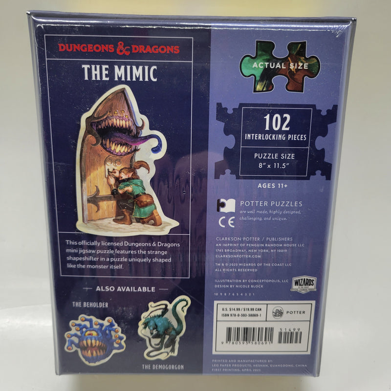 Puzzle: D&D: Mini Shaped Mimic 102 Piece