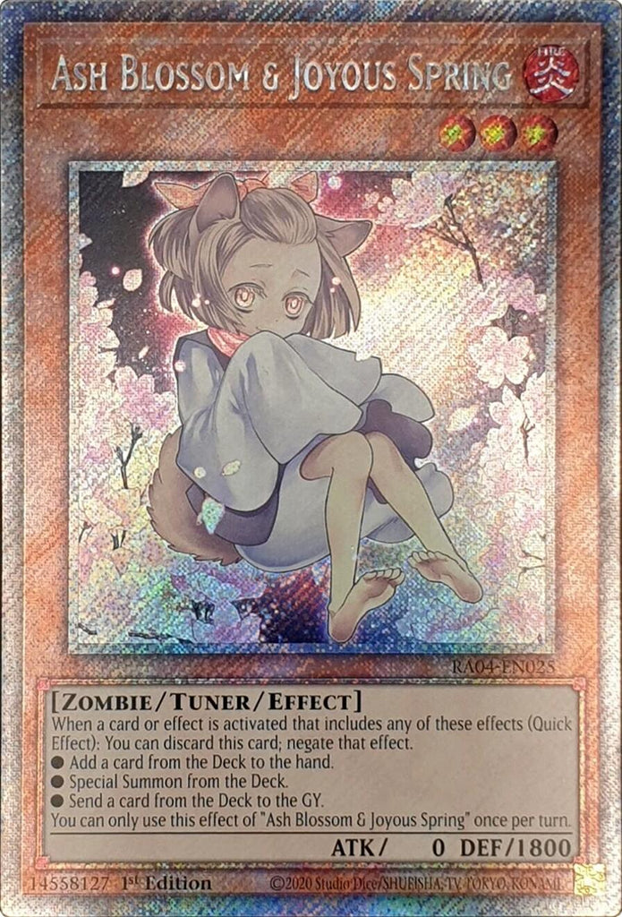 Ash Blossom & Joyous Spring (Alternate Art) [RA04-EN025