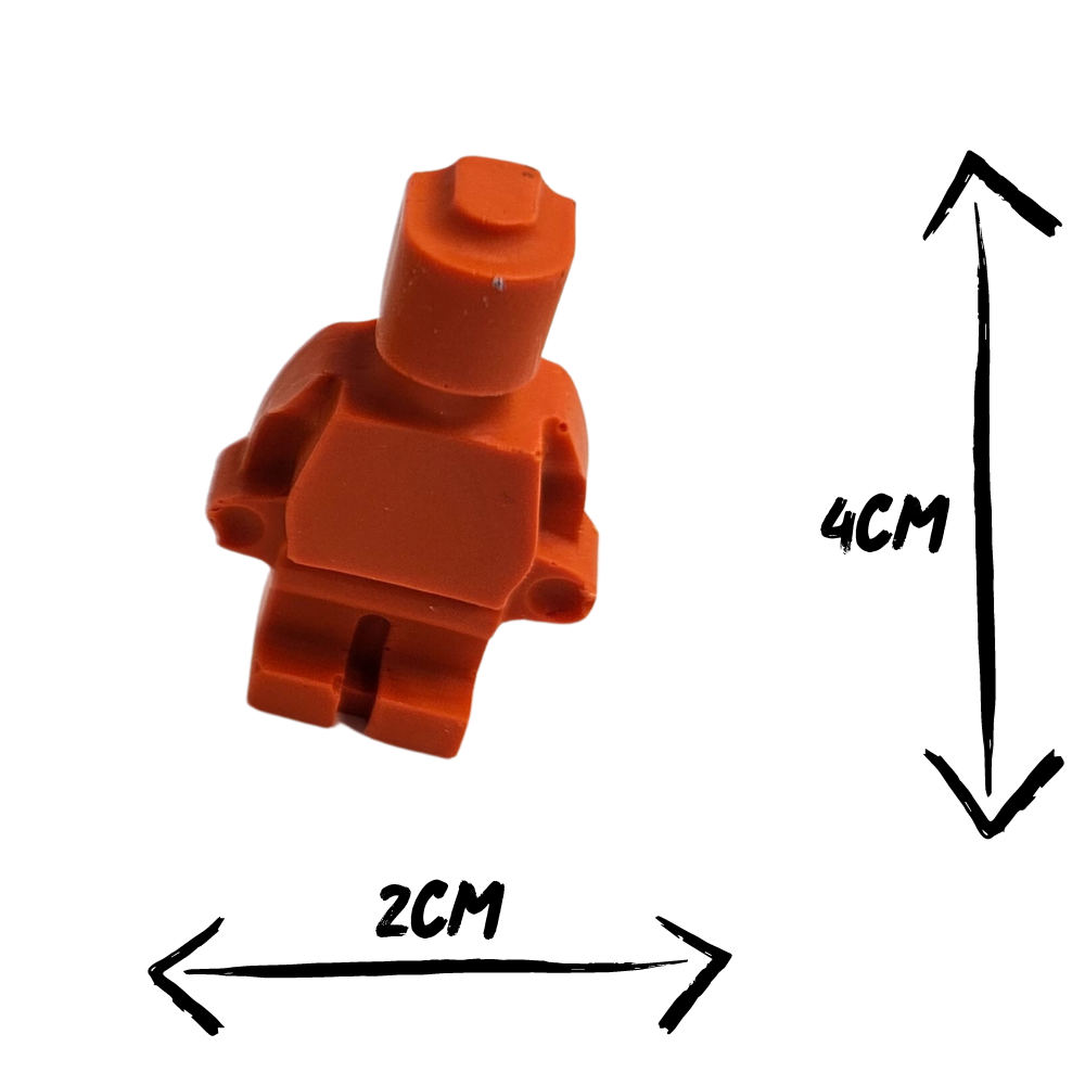Lego Mini Figures Crayon Ornament