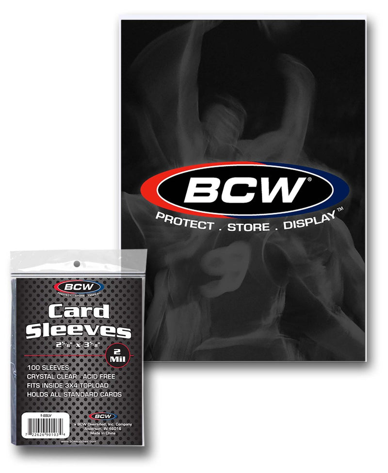 BCW: Standard Card Sleeves - 2 5/8" X 3 5/8" (Penny Sleeves)