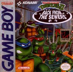 Teenage Mutant Ninja Turtles II Back from the Sewers - GameBoy