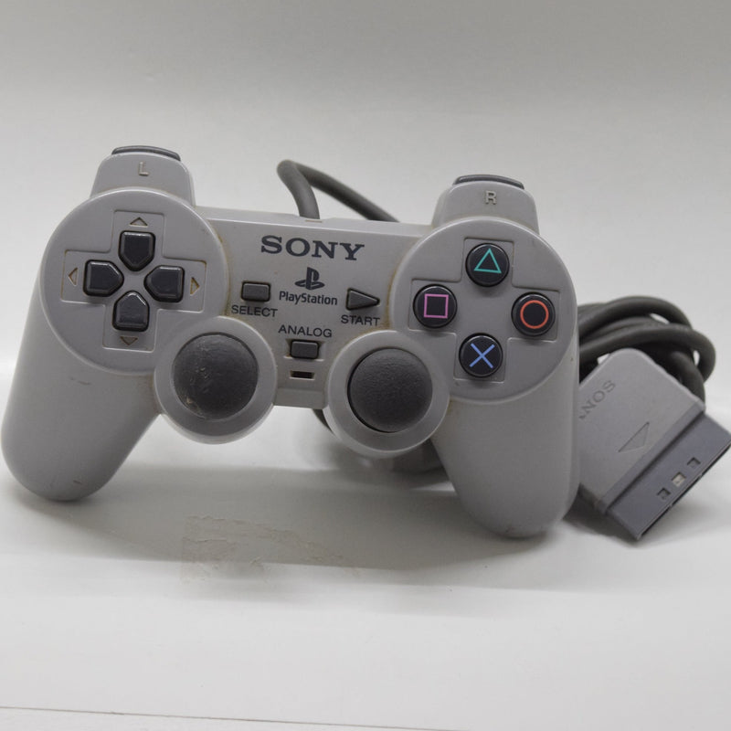 Gray Dual Shock Controller - Playstation BROKEN (No Power)