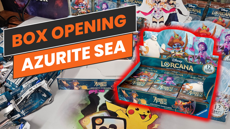 Azurite Sea: Disney Lorcana Booster Box Unboxing