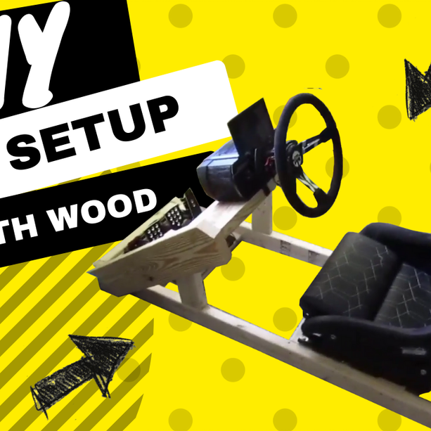 DIY Race Simulator Setup - Build With Wood