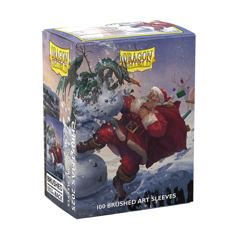 Dragon Shield: Standard 100ct Brushed Art Sleeves - Christmas 2025