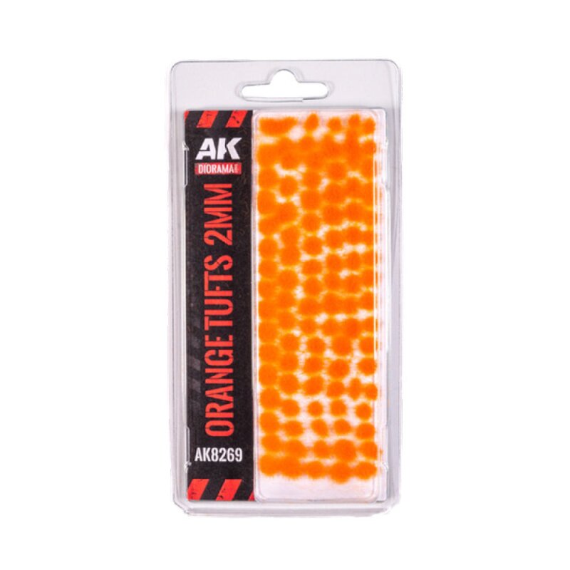 Orange - Fantasy Tufts 2mm