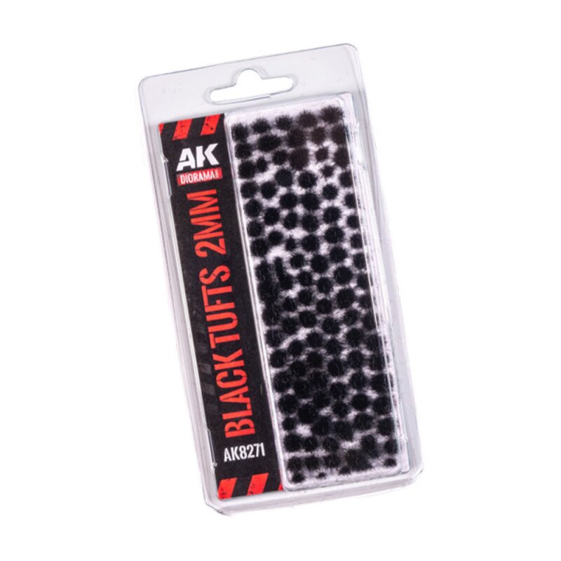 Black - Fantasy Tufts 2mm