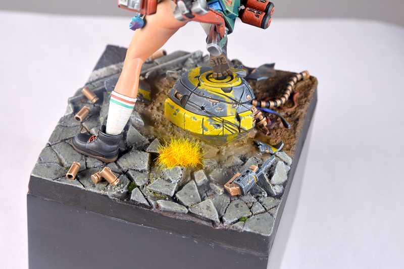 Orange & Yellow Wargame Tufts 4.5mm