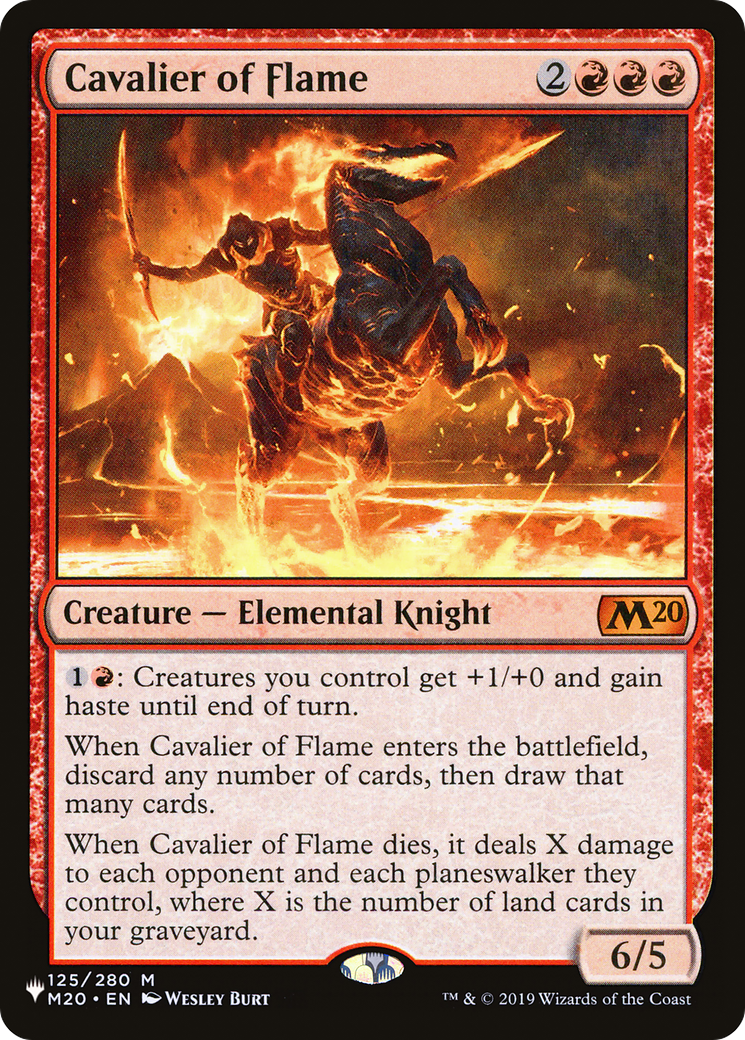 Cavalier of Flame [The List Reprints]