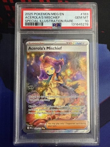 Acerola's Mischief (183/132) [Mega Evolution: Base Set] - Graded