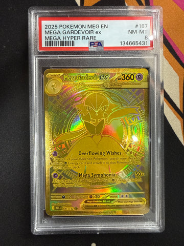 Mega Gardevoir ex (187/132) [Mega Evolution: Base Set] - Graded