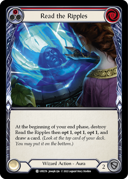Read the Ripples (Red) [UPR176] (Uprising)  Rainbow Foil