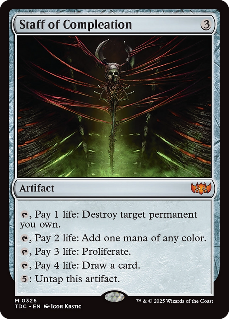 Staff of Compleation [Tarkir: Dragonstorm Commander]