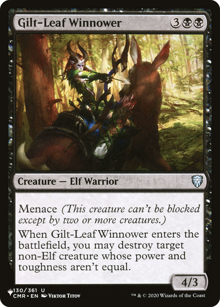 Gilt-Leaf Winnower [The List]