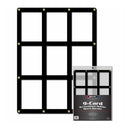 BCW 9-Card ScrewDown Holder (Black Border)