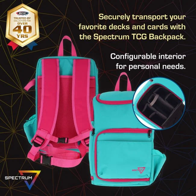 TCG Backpack - Teal & Pink (BCW)