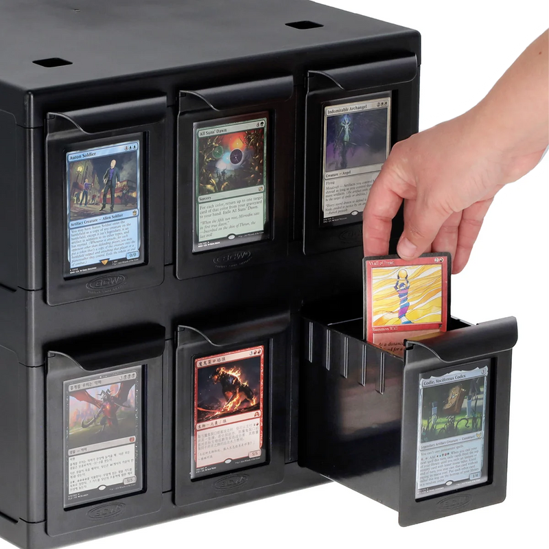 BCW - 6 Drawer Card Catalog - Black