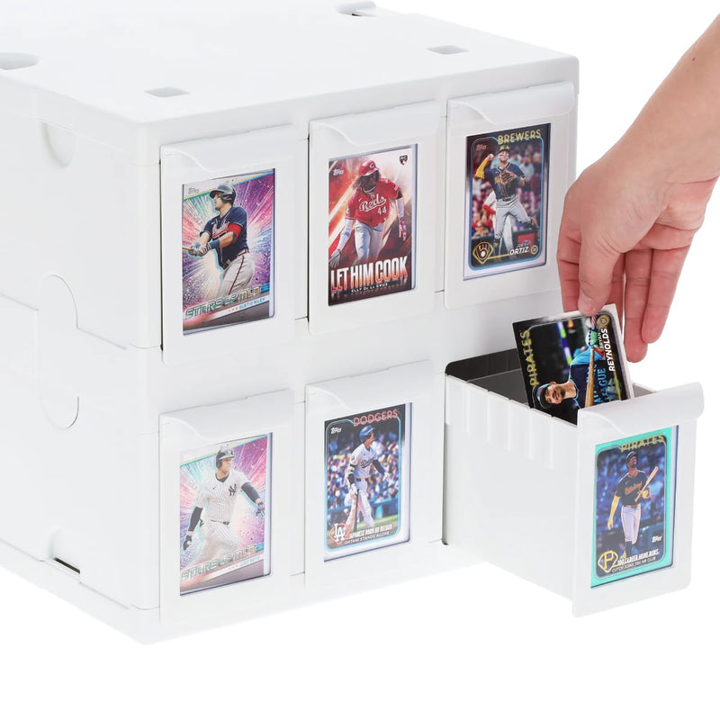 BCW - 6 Drawer Card Catalog - White
