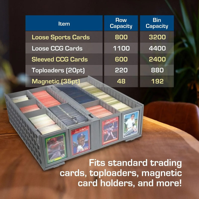 BCW Card Bin - 3200 CT (Grey)