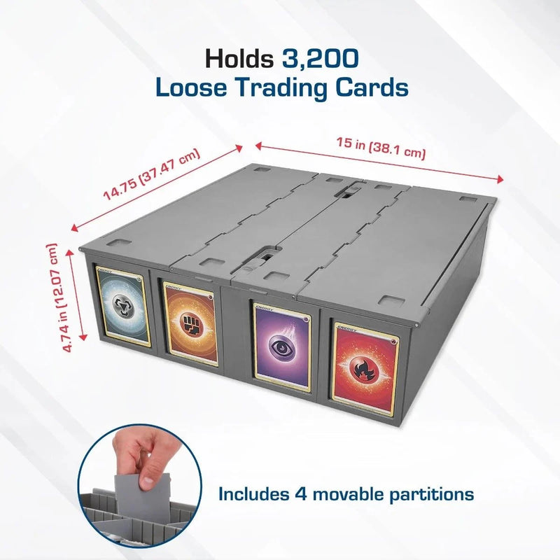 BCW Card Bin - 3200 CT (Grey)