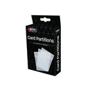 Card Partitions - Clear (For BCW Card Bins or 6 Drawer Card Catalog)