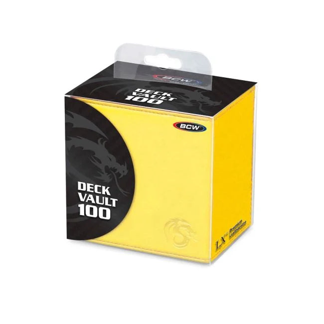 BCW: Deck Vault - LX - 100 - Yellow