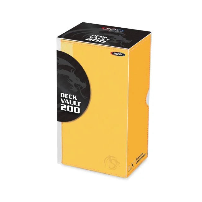 BCW: Deck Vault - LX - 200 - Yellow