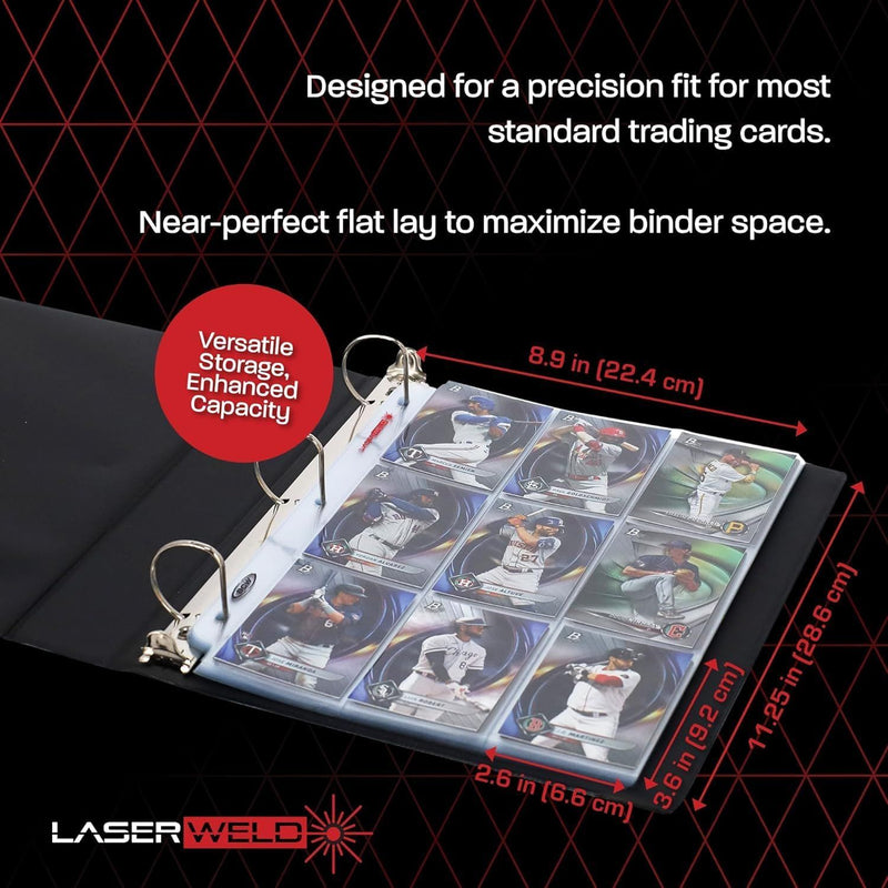 9-Pocket Side-Loading Binder Pages (100 CT. Box)