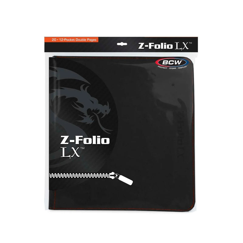 Z-Folio 12-Pocket LX Album - Black