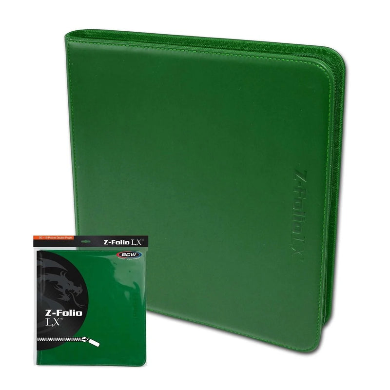 Z-Folio 12-Pocket LX Album - Green