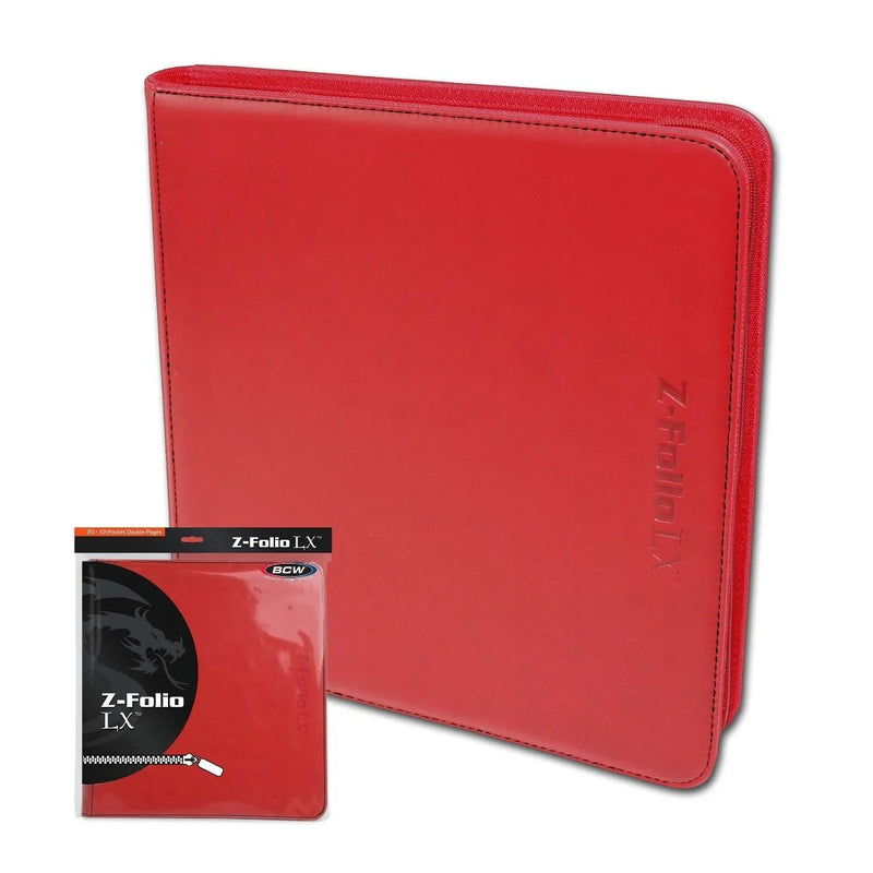 Z-Folio 12-Pocket LX Album - Red