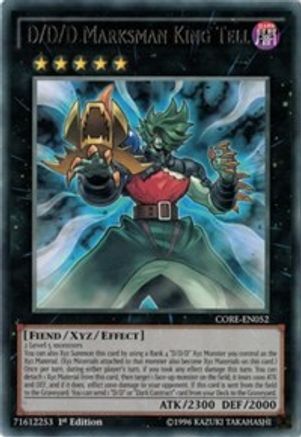 D/D/D Marksman King Tell [CORE-EN052] Rare