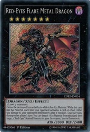 Red-Eyes Flare Metal Dragon [CORE-EN054] Secret Rare