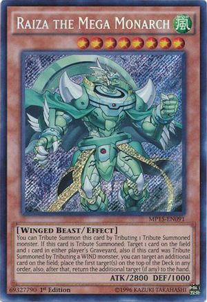 Raiza the Mega Monarch [MP15-EN091] Secret Rare