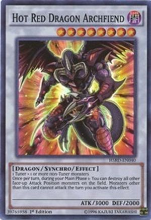 Hot Red Dragon Archfiend [HSRD-EN040] Super Rare