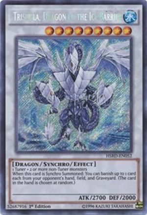 Trishula, Dragon of the Ice Barrier [HSRD-EN052] Secret Rare