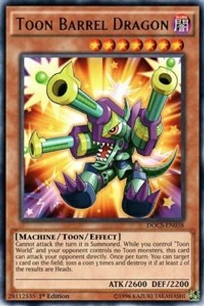 Toon Barrel Dragon [DOCS-EN038] Rare