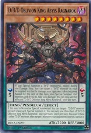 D/D/D Oblivion King Abyss Ragnarok [DOCS-EN099] Rare