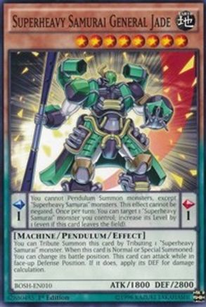 Superheavy Samurai General Jade [BOSH-EN010] Common