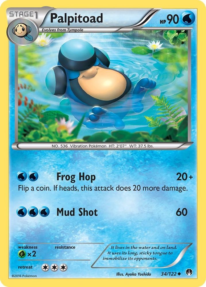 Palpitoad (34/122) [XY: BREAKpoint]