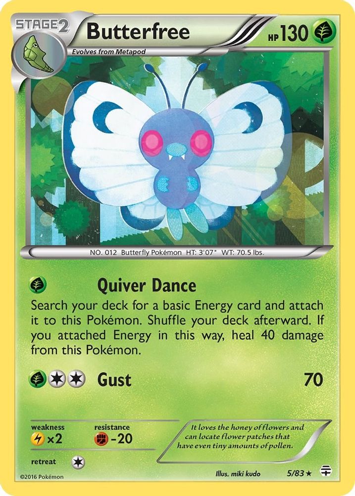 Butterfree (5/83) [XY: Generations]