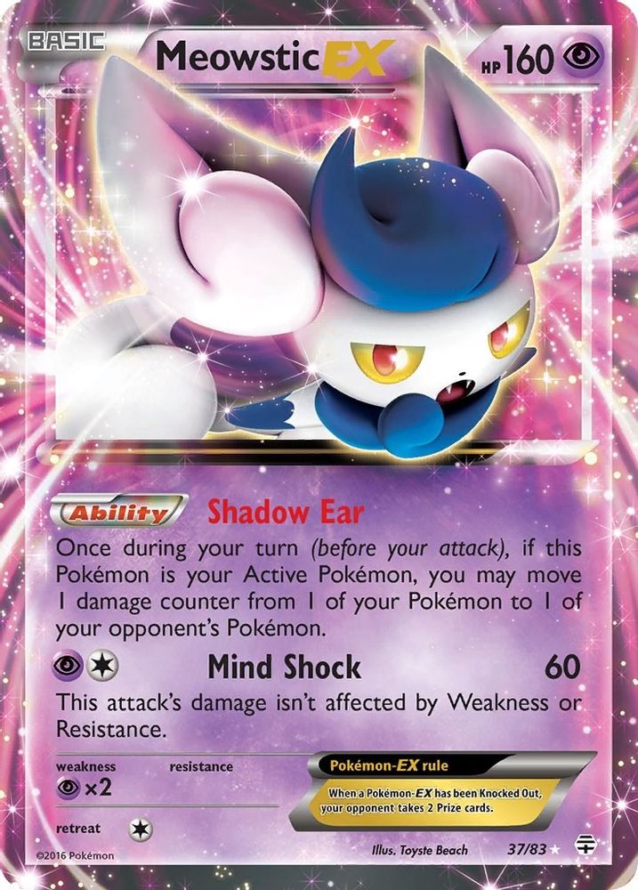 Meowstic EX (37/83) [XY: Generations]