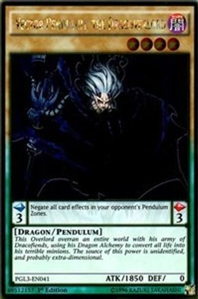 Vector Pendulum, the Dracoverlord [PGL3-EN041] Gold Rare