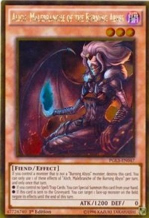 Alich, Malebranche of the Burning Abyss [PGL3-EN047] Gold Rare