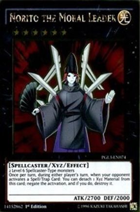 Norito the Moral Leader [PGL3-EN074] Gold Rare