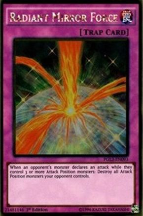 Radiant Mirror Force [PGL3-EN093] Gold Rare