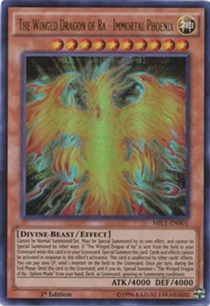 The Winged Dragon of Ra - Immortal Phoenix [MIL1-EN001] Ultra Rare