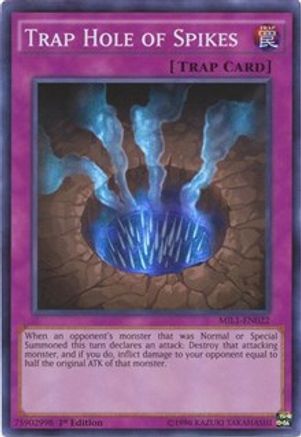 Trap Hole of Spikes [MIL1-EN022] Super Rare