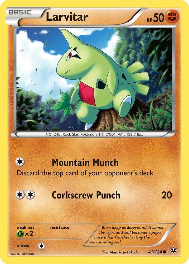 Larvitar (41/124) [XY: Fates Collide]