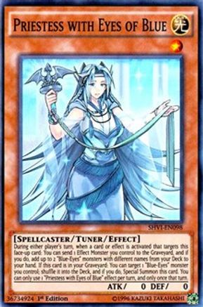 Priestess with Eyes of Blue [SHVI-EN098] Super Rare